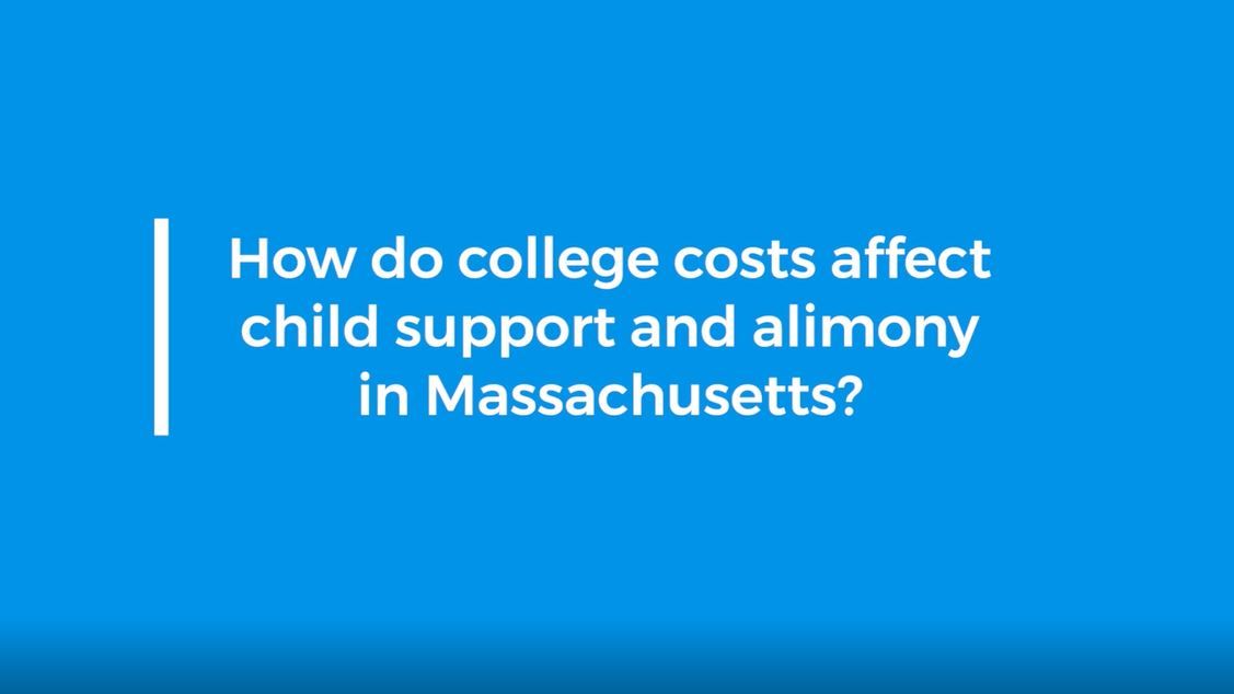 VIDEO College & Child Support in Massachusetts Lynch & Owens, P.C.